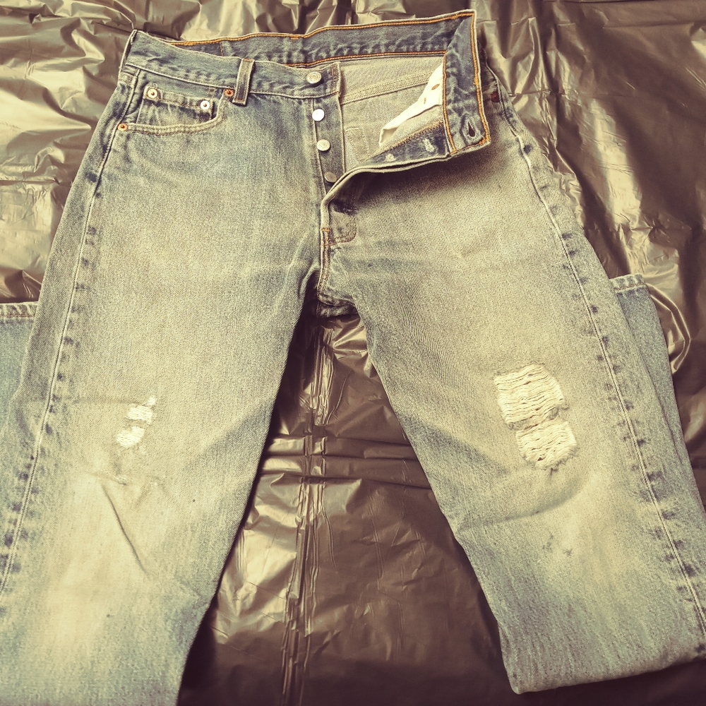 Levis 501 button fly